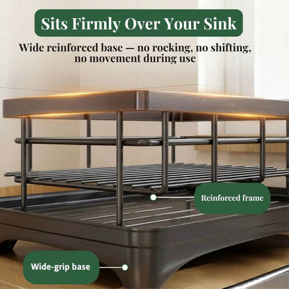 The Worktop Drainer™ | Adjustable Over-Sink Dish Rack