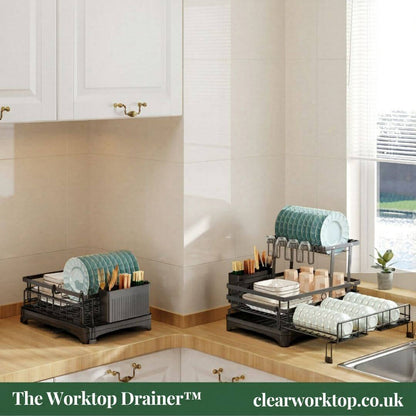 The Worktop Drainer™ | Adjustable Over-Sink Dish Rack