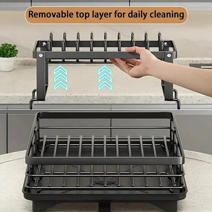 The Worktop Drainer™ | Over-Sink Dish Rack — Fixed