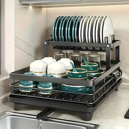 The Worktop Drainer™ | Over-Sink Dish Rack — Fixed
